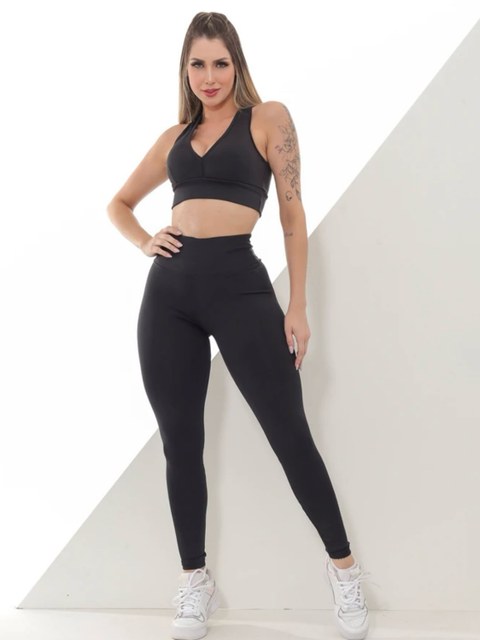 Conjunto feminino moda fitness tradicional premium
