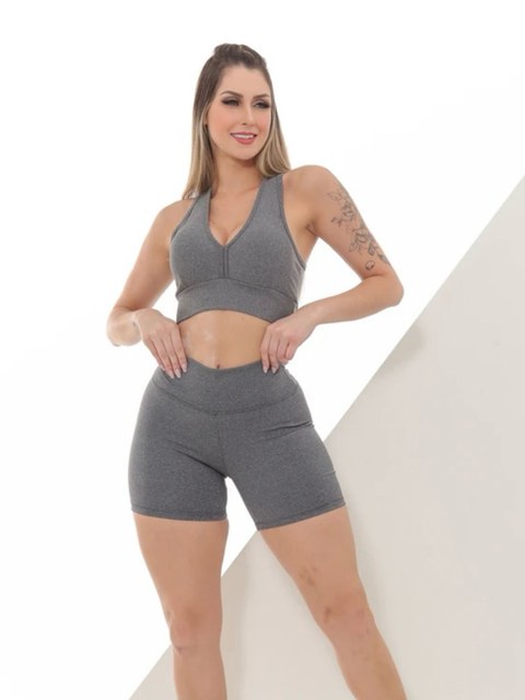 Conjunto feminino moda fitness tradicional premium