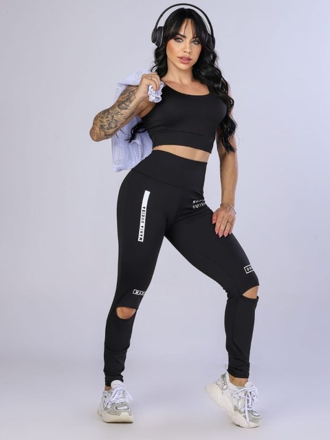 Conjunto feminino fitness maria gueixa premium fashion