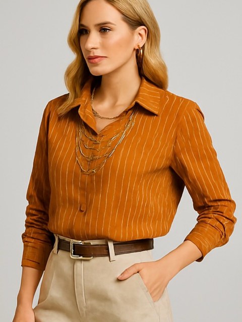 Camisa social listrada