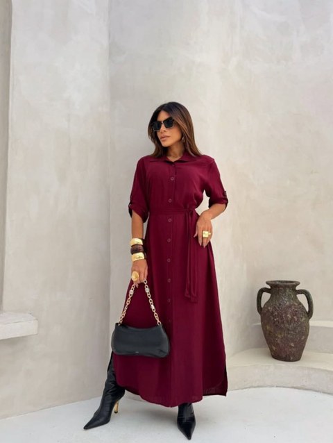 Chamise longa feminina em viscose elegante