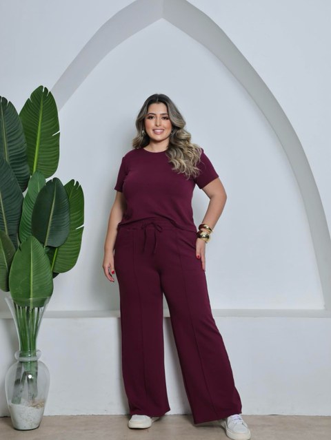 Conjunto feminino molethino plus size