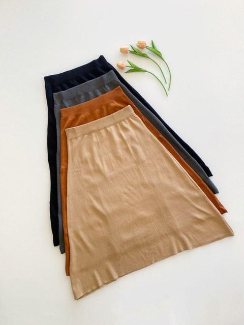 Saia midi modal Isabella moda