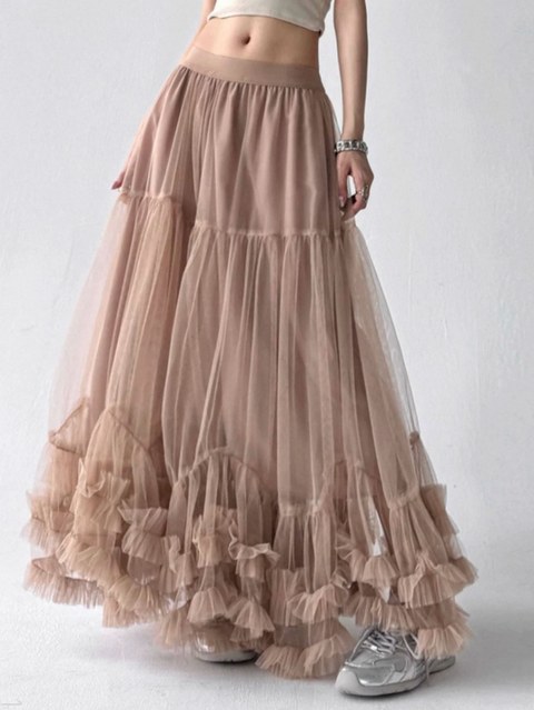 Saia tule longa 023# Isabella moda