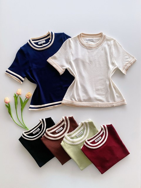 Blusa modal lãzinha com trança Isabella moda