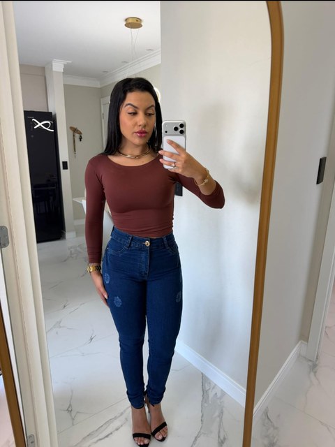 Calça jeans legging