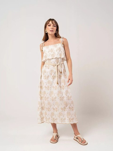 VESTIDO LAISE BORDADO LD273