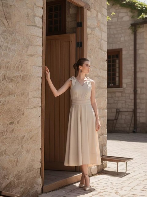 VESTIDO NERVURA LS164