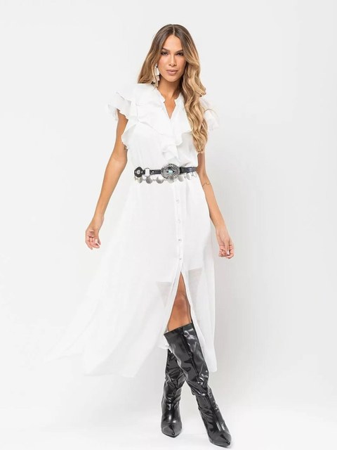 VESTIDO BABADO