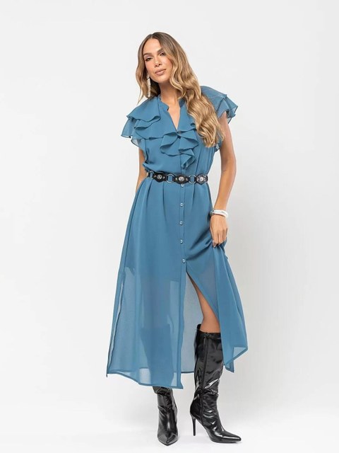 VESTIDO BABADO