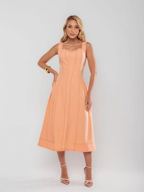 VESTIDO PESPONTO LS119