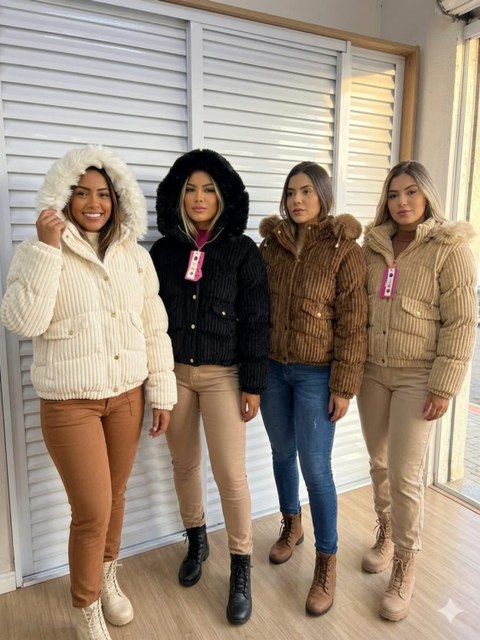 Jaqueta feminina cotelê