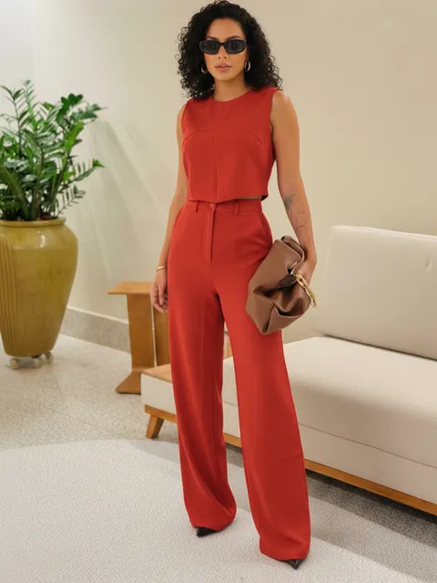 Conjunto Feminino Alfaiataria Liz - Lançamento