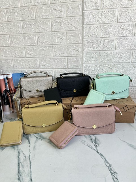 Bolsa pequena transversal com carteira DB1114