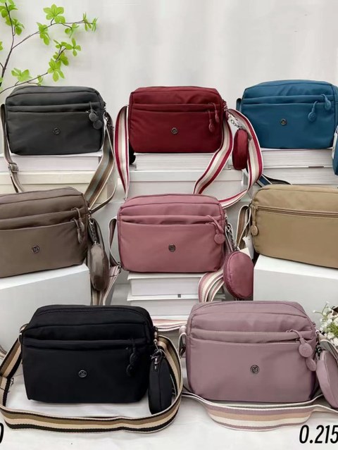 Bolsa feminina transversal com bolsinha 3013