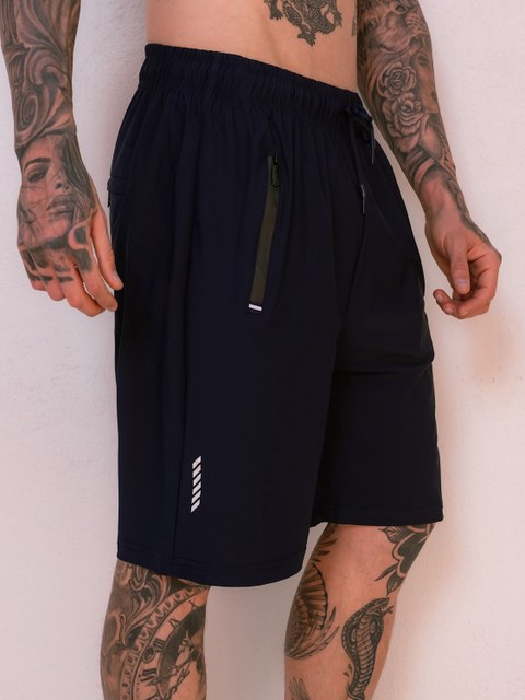 Shorts de fitness masculino de secagem rápida seda gelada
