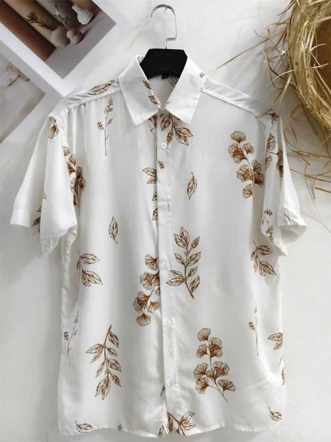 Camisa Floral Havaiana Praia Verão Masculino 100% Viscose