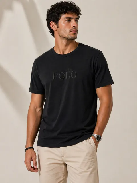 Kit 12 Camisetas Algodão Bordada Nome Grande