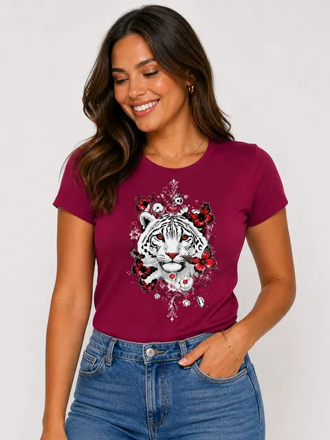 Kit 10 Baby Look Fem Estampada Viscolycra