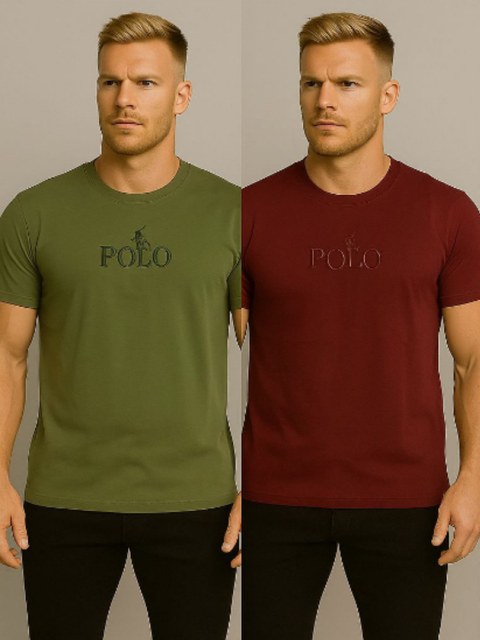 Kit 12 Camisetas Algodão POLO Bordada