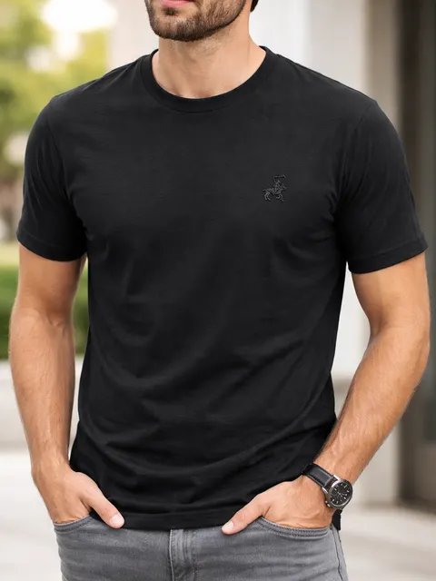 Kit 12 Camisetas Algodão Bordada