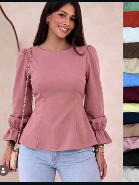 Blusa manga longa