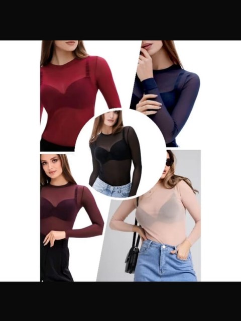 Kit com 4 body manga longa
