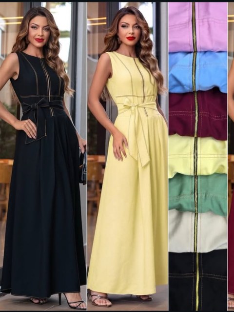 Vestido regata longo