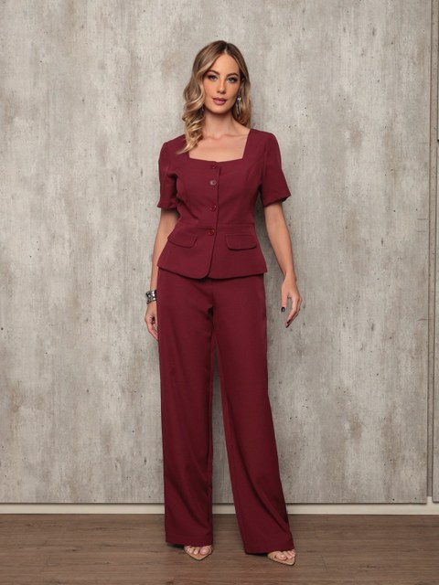 Conjunto Elegância Colete e Calça #151