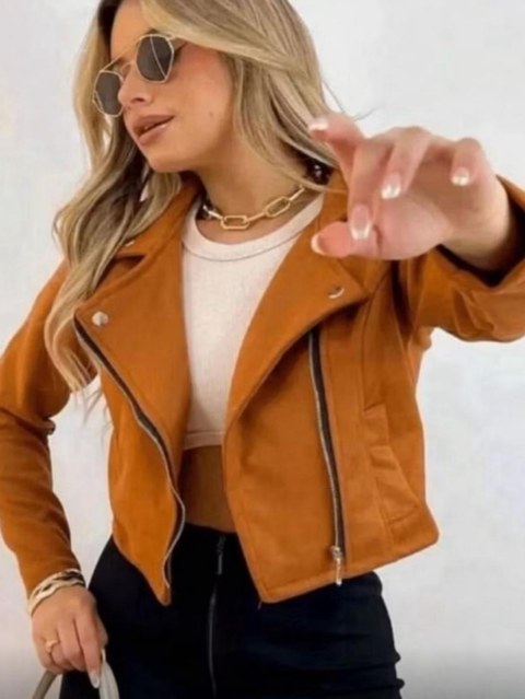 Jaqueta Suede Moda Outono Inverno