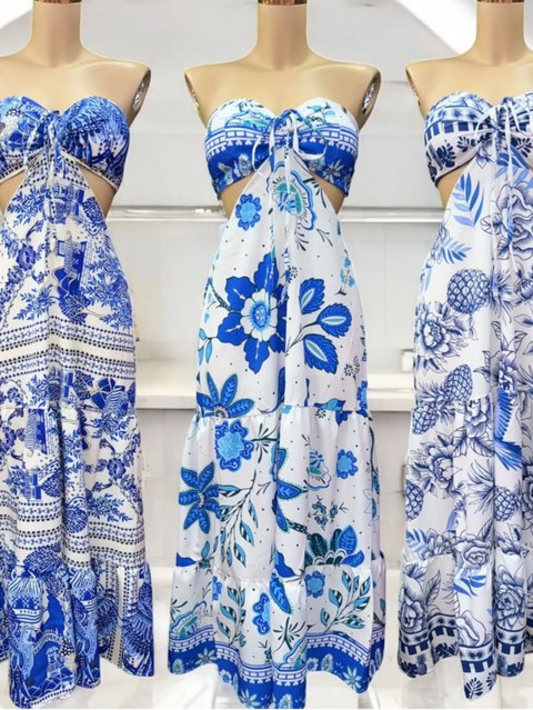 Vestido amarra mode duplo Alice