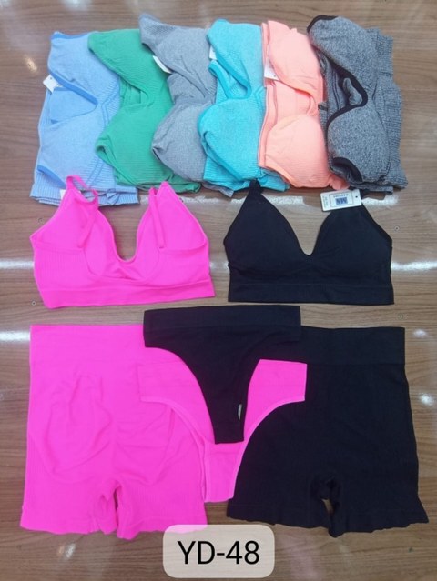 Conjunto de poliamida de 3  peças