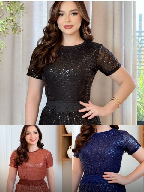 Blusa basica paitê