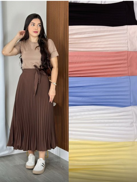 Saia envelope plissada