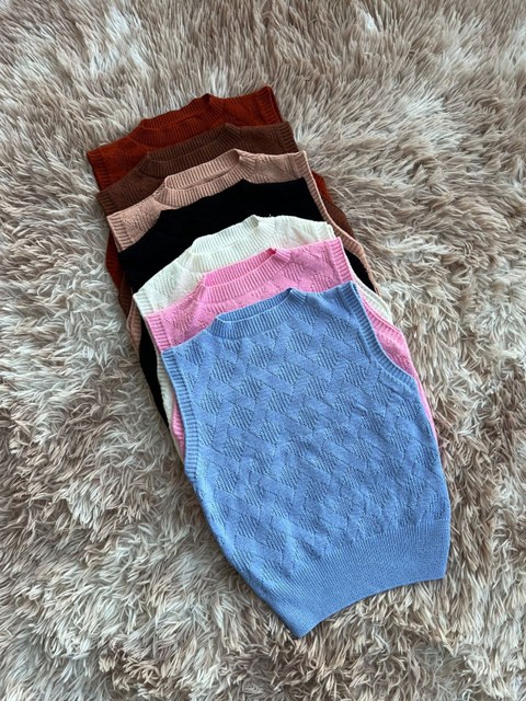 Regata feminina verão tricô modal