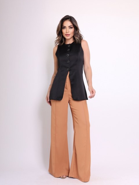 Colete Social Corte em V Acinturado 221