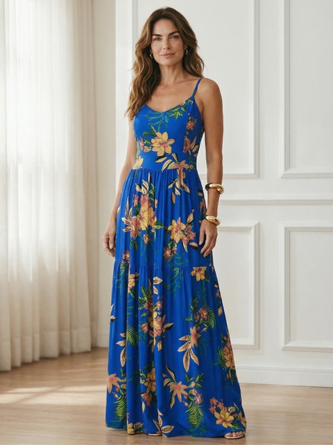 Vestido longo Gabrieli