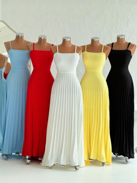 Vestido plissado Giulia