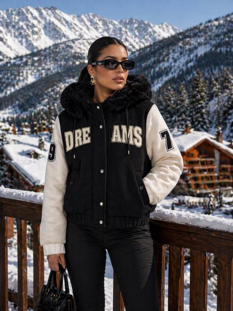 Jaqueta lá batida forrada feminina
