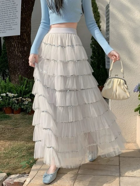 Saia de tule feminino(fábrica da China)