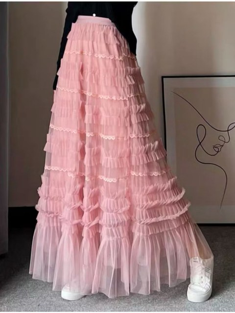 Saia de tule feminino(fábrica da China)