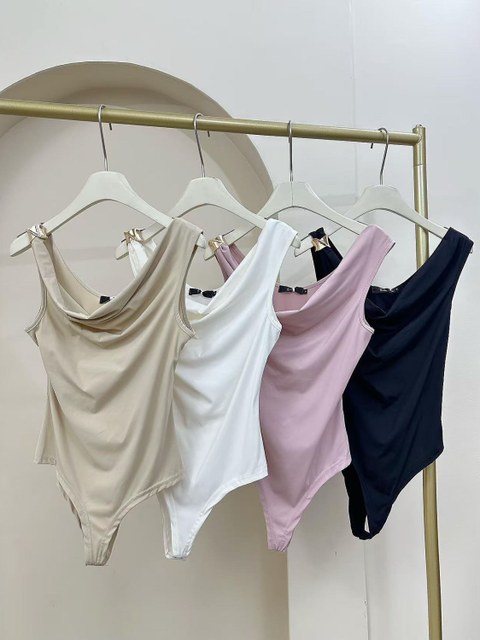 Body feminina com elastano