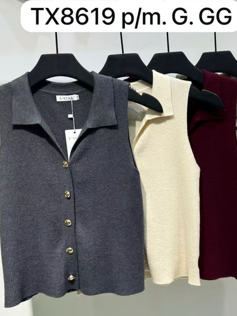 Blusa modal com botão