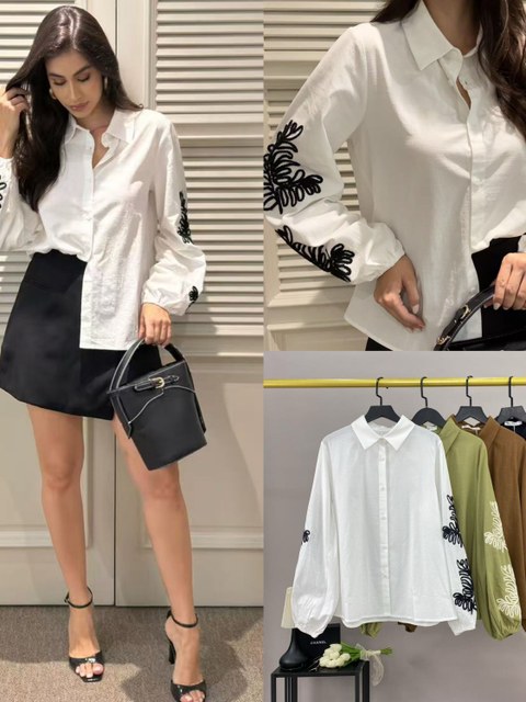 Camisa manga longa feminino