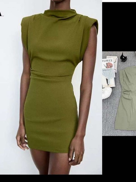Vestido com elastano