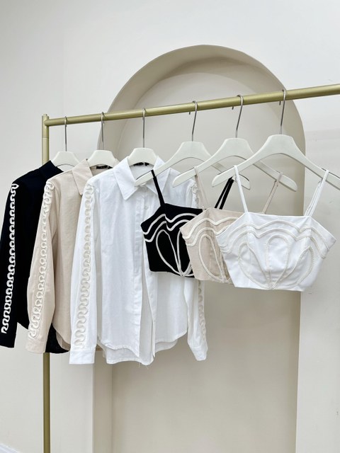 Conjunto  feminino camisa com regata