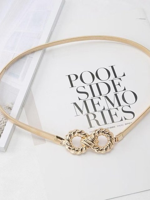 FORBETTER Cinto Elástico Metálico Elegante De Mola