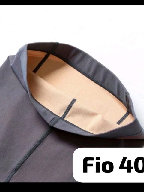 Meia-calça  fio 40 translúcida  sem pelúciada