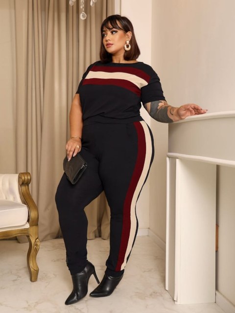 Conjunto feminino Plus size