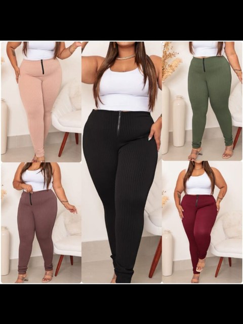 Calça legging malha 3D com zíper (72)